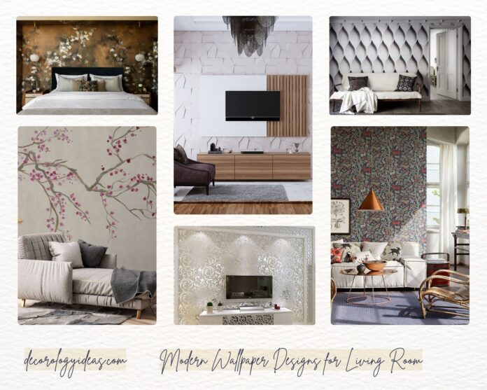 Modern Wallpaper Designs for Living Room